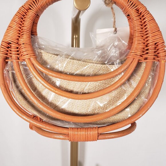 Antik Kraft Wicker Circle Handbag‎ NWT - Picture 6 of 7